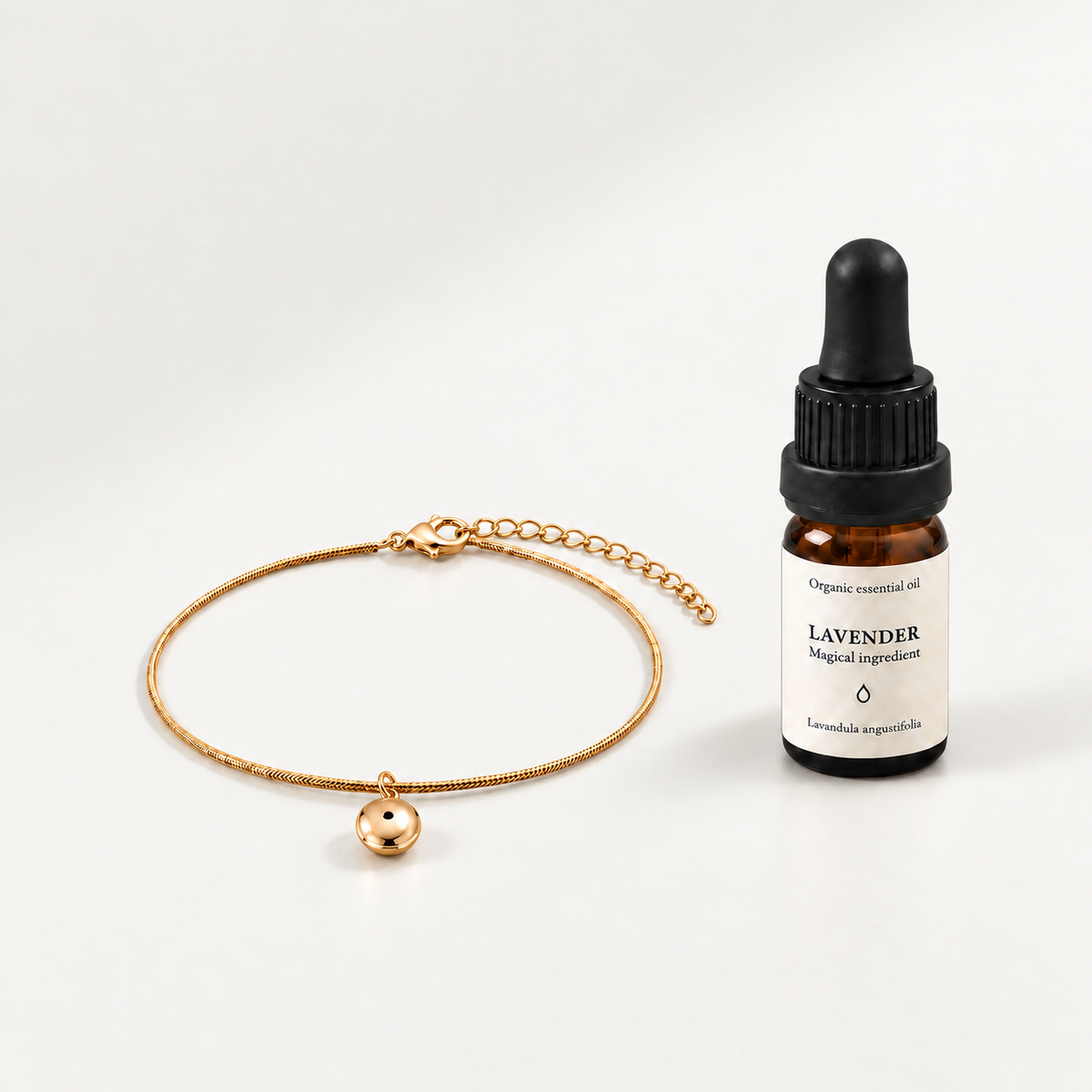 Ritual Set: Bracelet & Oil · Gold